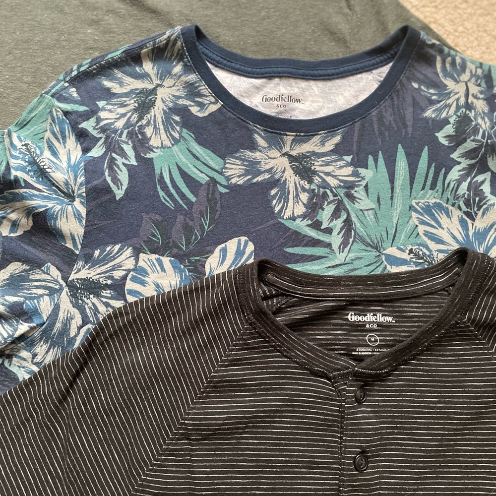 3 Goodfellows Men’s Medium T- shirts